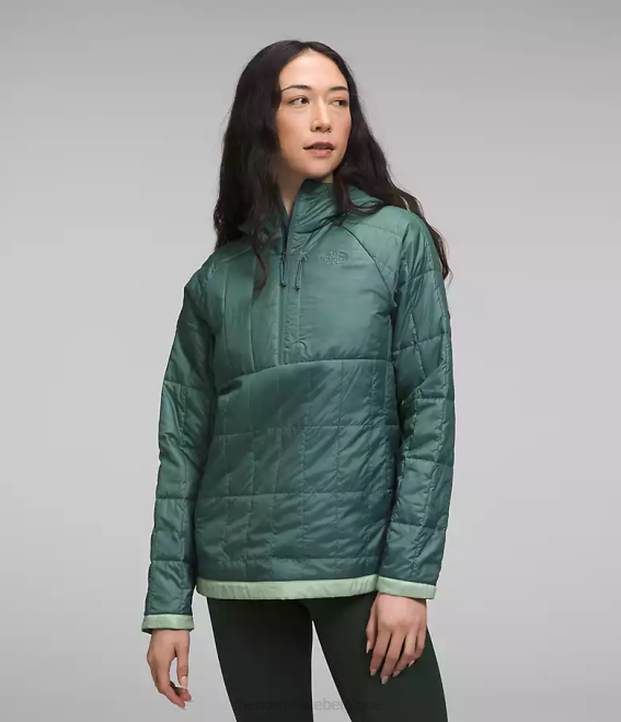 sauge noire/sauge brumeuse femmes The North Face Cirloft - pull zippé 62XR505