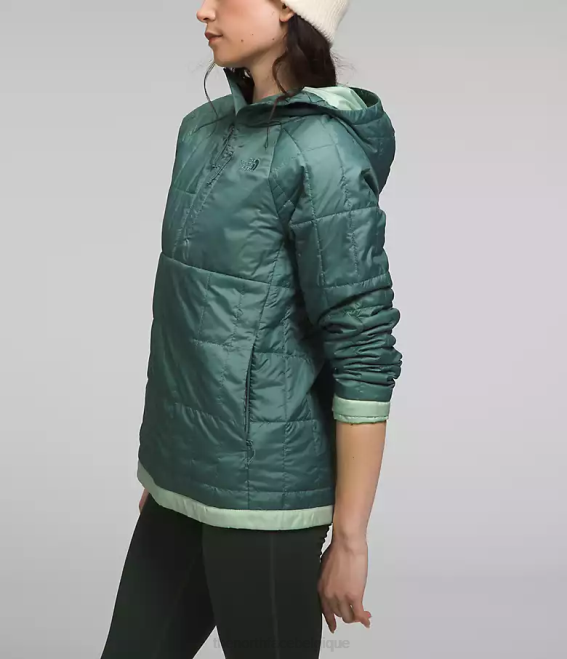 sauge noire/sauge brumeuse femmes The North Face Cirloft - pull zippé 62XR505