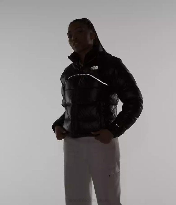 tnf noir femmes The North Face veste nuptse rétro 2000 62XR803