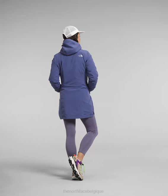 bleu grotte femmes The North Face parka thermoball éco triclimatique 62XR374