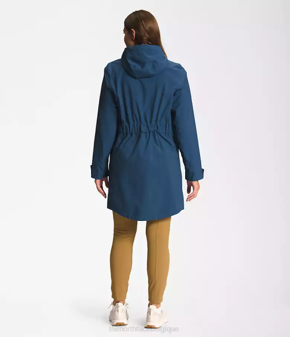 bleu ombragé femmes The North Face parka de pluie city Breeze II 62XR156
