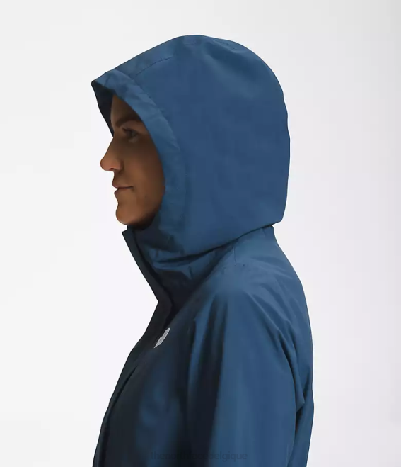 bleu ombragé femmes The North Face parka de pluie city Breeze II 62XR156