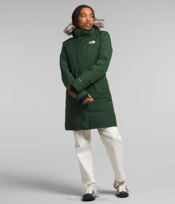 gardénia blanc femmes The North Face parka arctique 62XR507