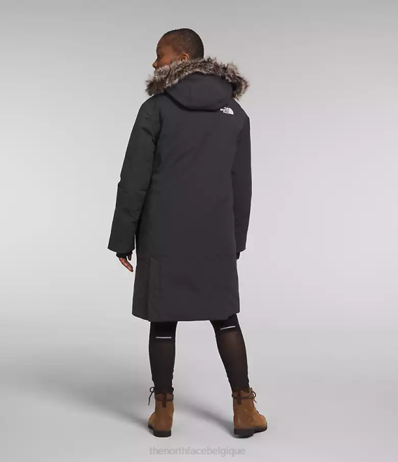 gris asphalte femmes The North Face parka arctique premium 62XR1314