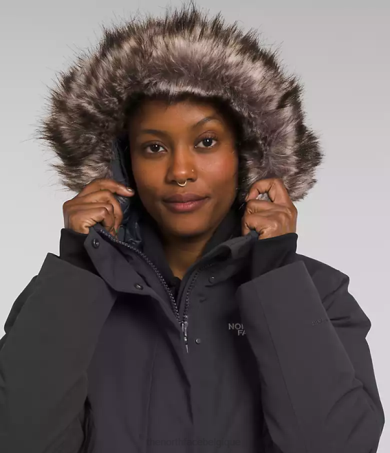 gris asphalte femmes The North Face parka arctique premium 62XR1314