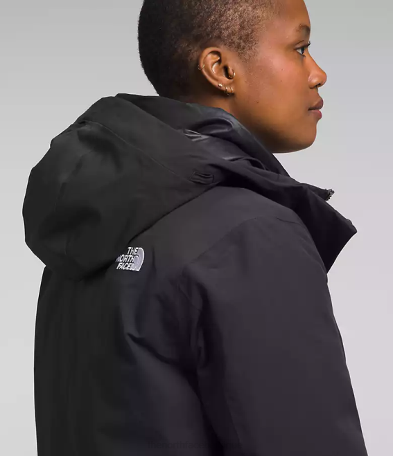 gris asphalte femmes The North Face parka arctique premium 62XR1314