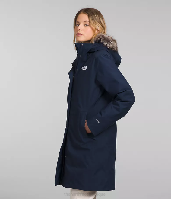 marine du sommet femmes The North Face parka arctique 62XR508
