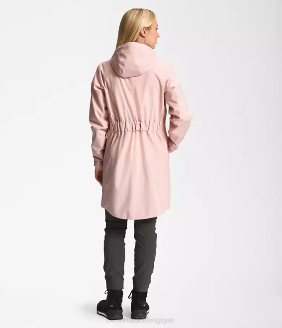 mousse rose femmes The North Face parka de pluie city Breeze II 62XR155