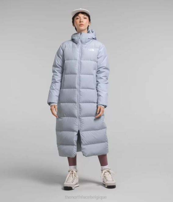 pervenche poussiéreuse femmes The North Face parka triple c 62XR372