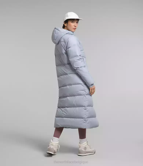 pervenche poussiéreuse femmes The North Face parka triple c 62XR372