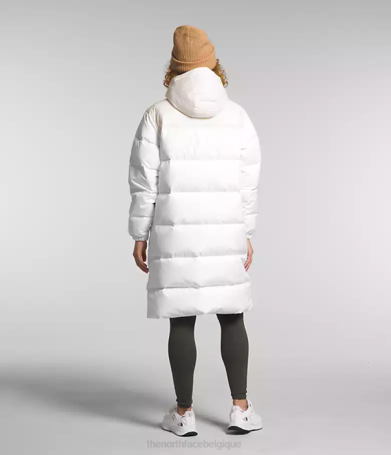 tnf blanc/gardénia blanc femmes The North Face parka nuptse 62XR563