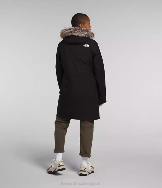 tnf noir femmes The North Face parka arctique 62XR510