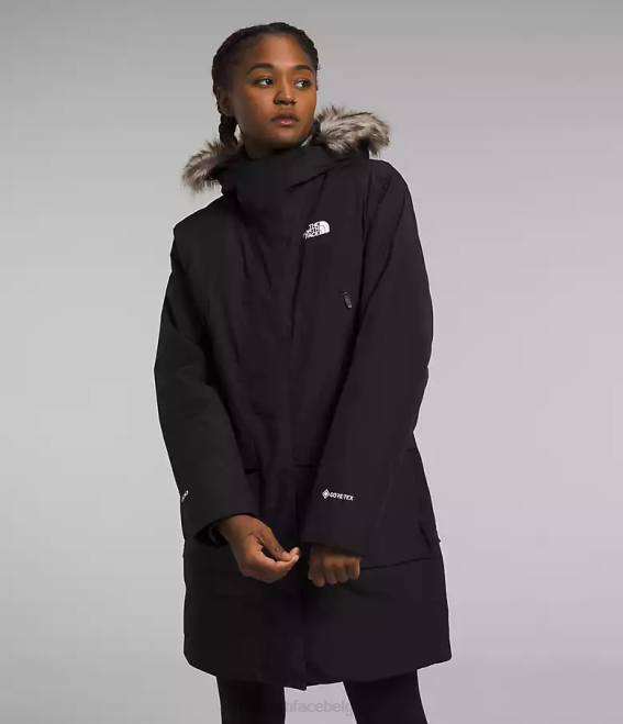 tnf noir femmes The North Face parka arctique gtx 62XR236