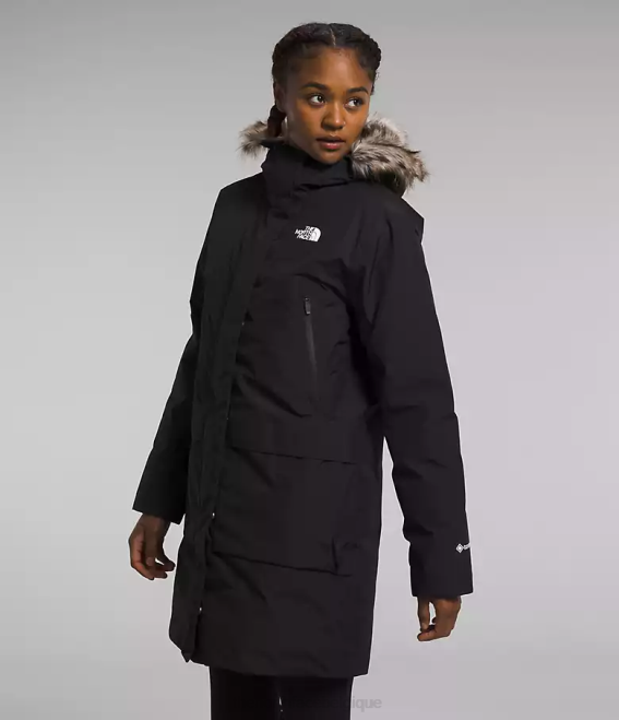 tnf noir femmes The North Face parka arctique gtx 62XR236