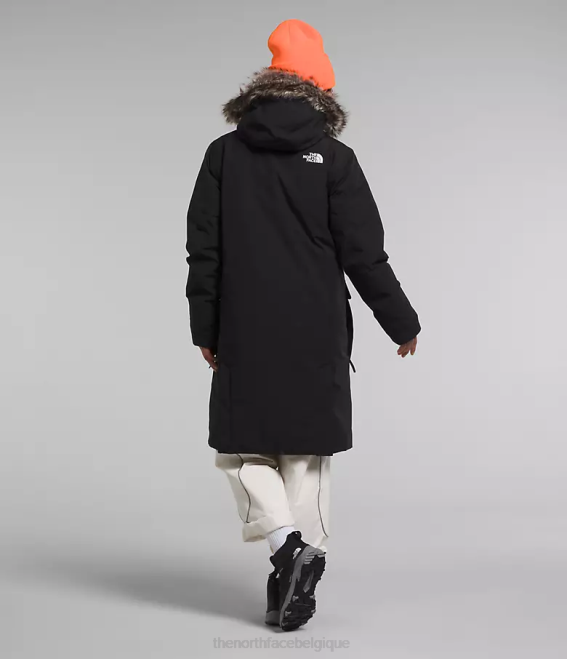 tnf noir femmes The North Face parka arctique premium 62XR1315