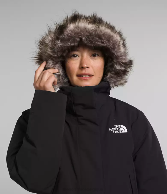 tnf noir femmes The North Face parka arctique premium 62XR1315