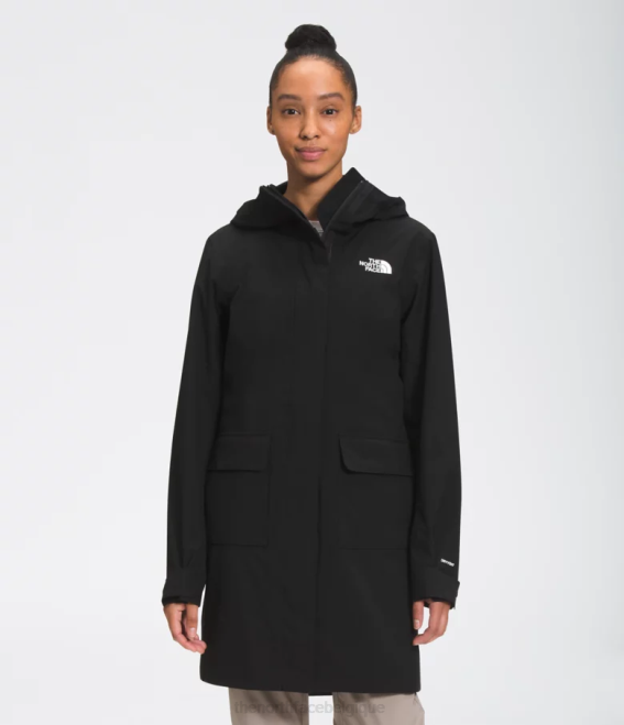 tnf noir femmes The North Face parka de pluie city Breeze II 62XR152