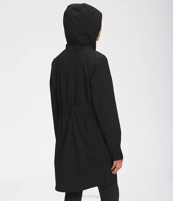 tnf noir femmes The North Face parka de pluie city Breeze II 62XR152