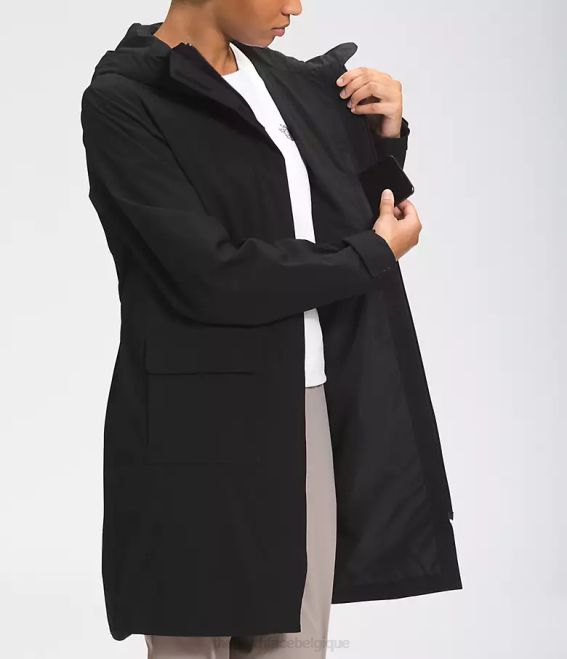 tnf noir femmes The North Face parka de pluie city Breeze II 62XR152