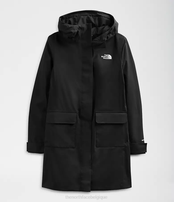 tnf noir femmes The North Face parka de pluie city Breeze II 62XR152