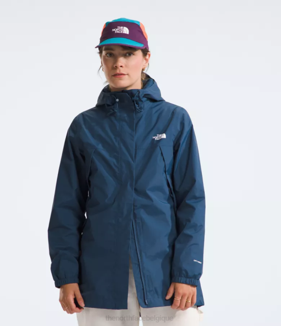 bleu ombragé femmes The North Face parka antora 62XR49