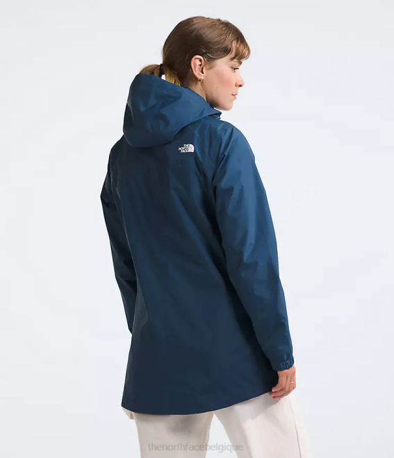 bleu ombragé femmes The North Face parka antora 62XR49
