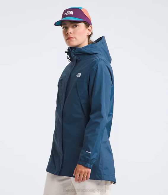 bleu ombragé femmes The North Face parka antora 62XR49