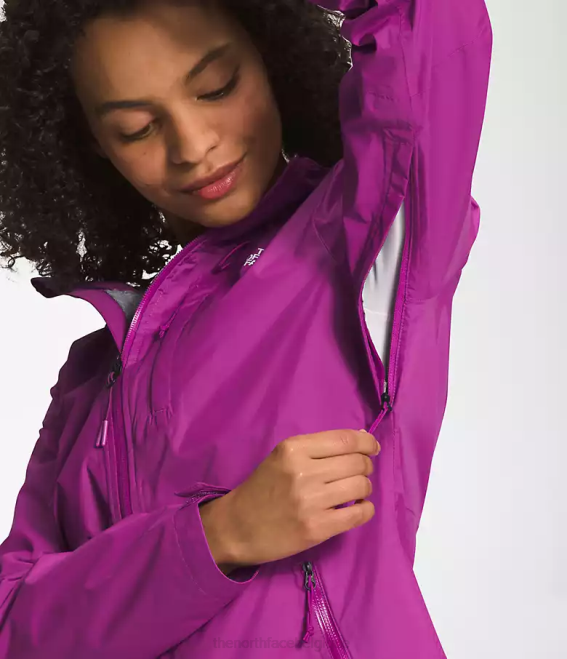fleur de cactus violet femmes The North Face veste alta vista 62XR329