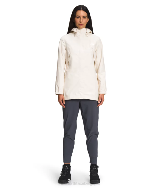 gardénia blanc femmes The North Face parka antora 62XR47