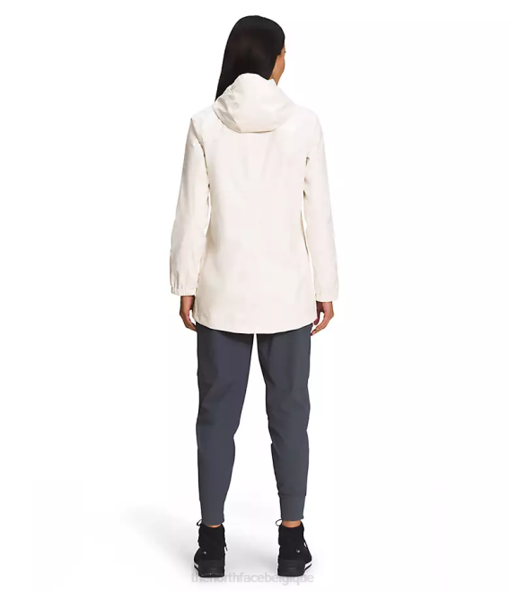 gardénia blanc femmes The North Face parka antora 62XR47