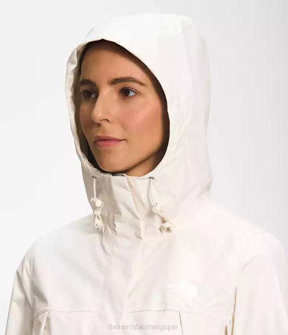 gardénia blanc femmes The North Face parka antora 62XR47