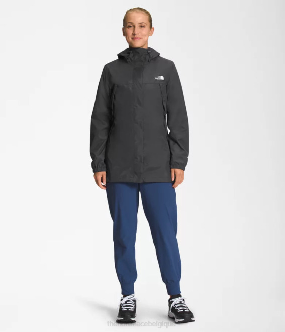 gris asphalte femmes The North Face parka antora 62XR45