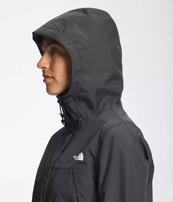 gris asphalte femmes The North Face parka antora 62XR45