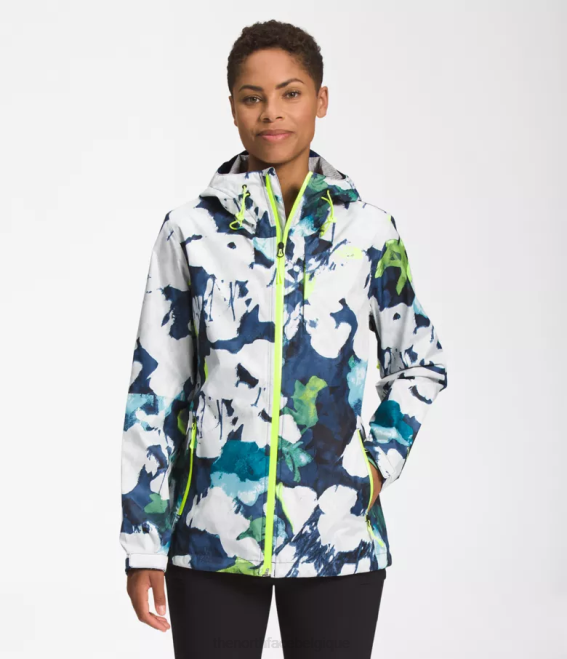 imprimé floral abstrait marine smmt femmes The North Face veste alta vista 62XR328