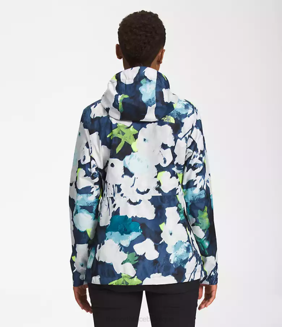 imprimé floral abstrait marine smmt femmes The North Face veste alta vista 62XR328
