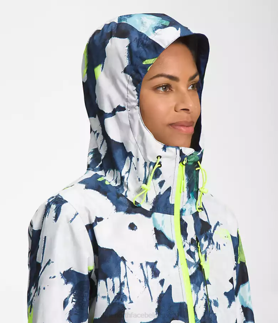 imprimé floral abstrait marine smmt femmes The North Face veste alta vista 62XR328
