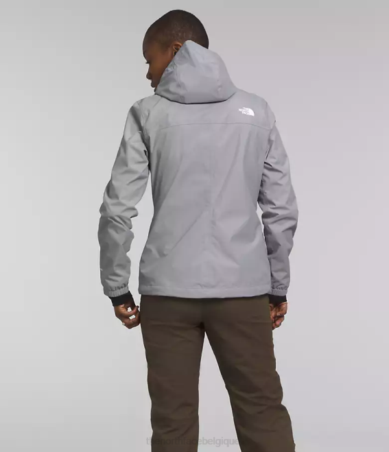 mélanger le gris femmes The North Face veste Antora 62XR1274