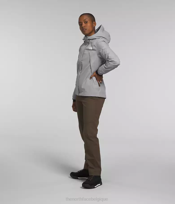 mélanger le gris femmes The North Face veste Antora 62XR1274