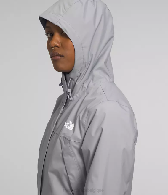 mélanger le gris femmes The North Face veste Antora 62XR1274