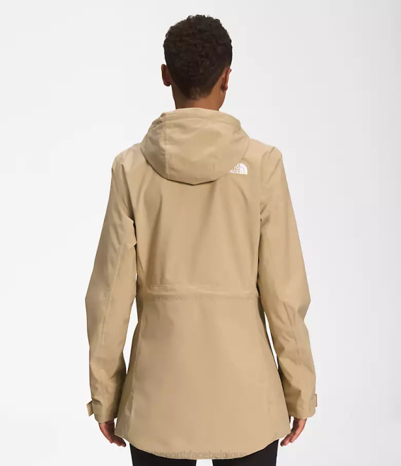 pierre kaki femmes The North Face veste de pluie city Breeze 62XR1228