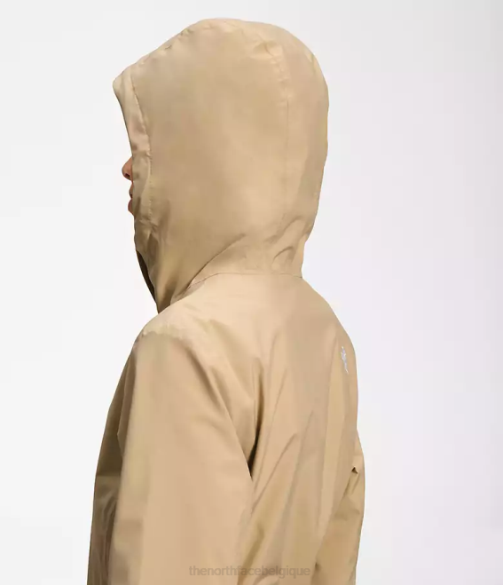 pierre kaki femmes The North Face veste de pluie city Breeze 62XR1228