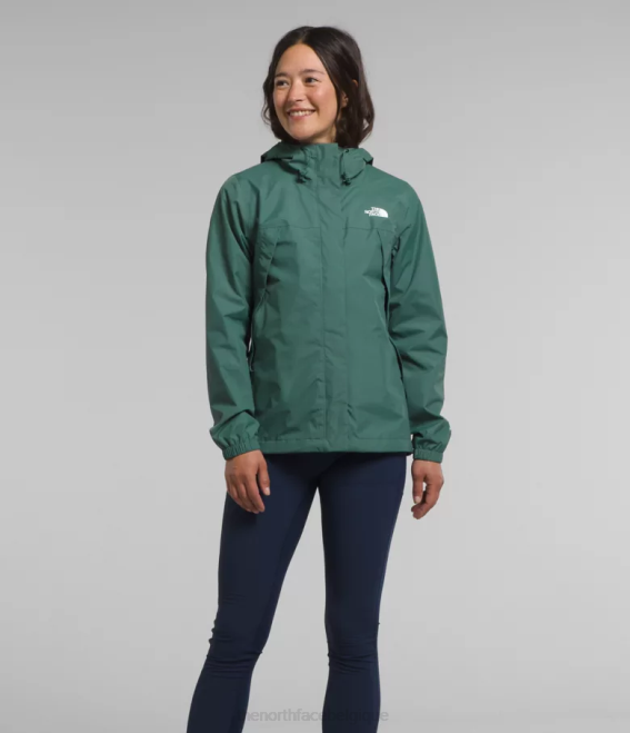 sauge noire femmes The North Face veste Antora 62XR1275
