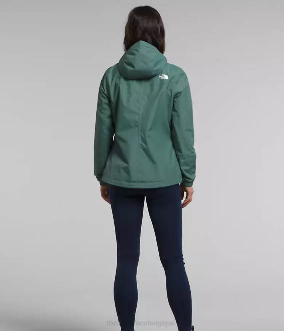 sauge noire femmes The North Face veste Antora 62XR1275