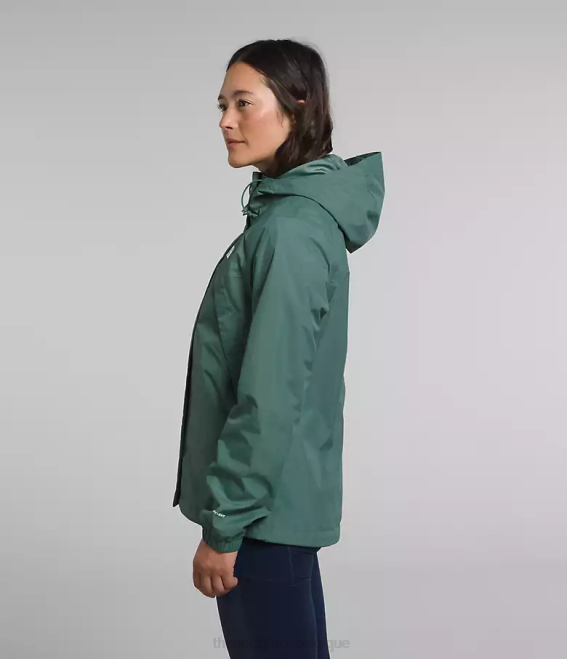 sauge noire femmes The North Face veste Antora 62XR1275