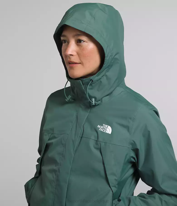 sauge noire femmes The North Face veste Antora 62XR1275