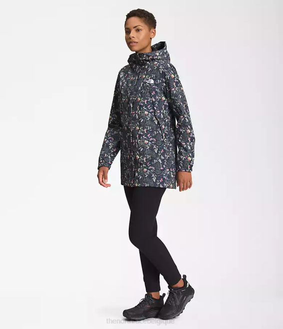tnf noir imprimé iwd femmes The North Face parka antora 62XR51