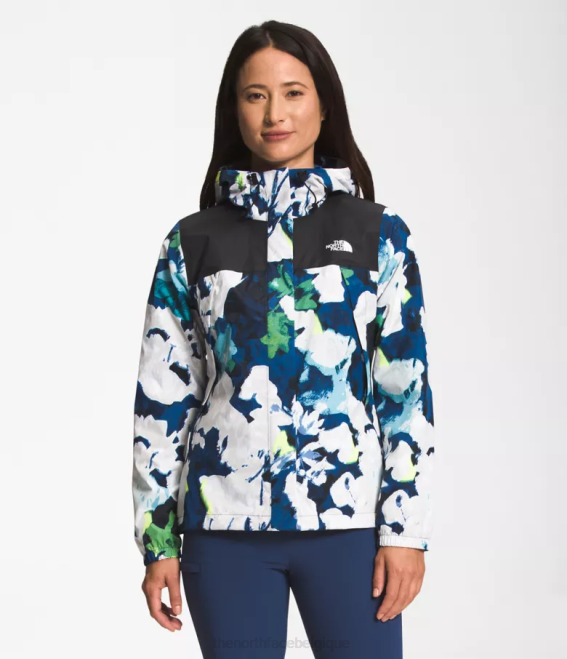tnf noir/summt marine imprimé floral abstrait femmes The North Face veste Antora 62XR1278