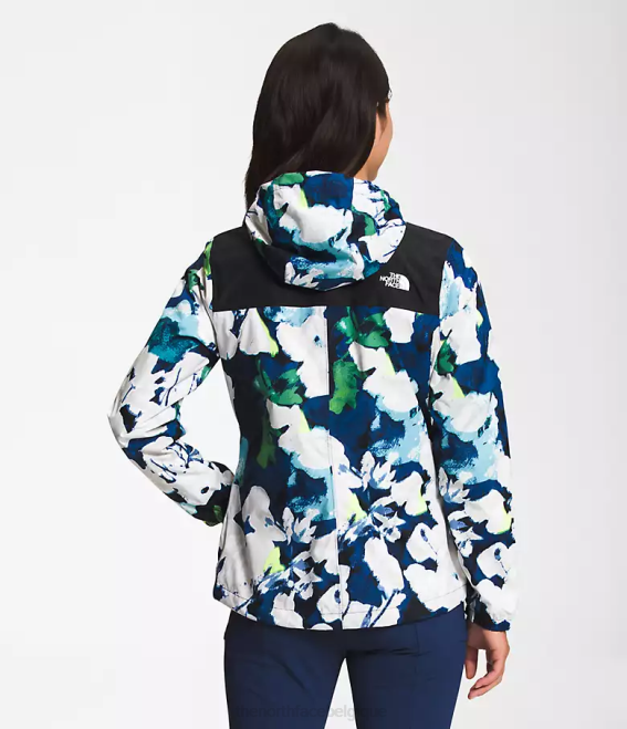 tnf noir/summt marine imprimé floral abstrait femmes The North Face veste Antora 62XR1278
