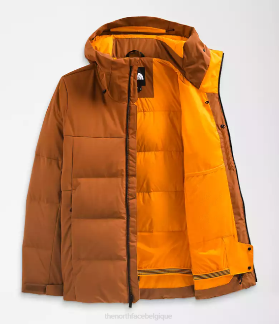 cuir marron Hommes The North Face doudoune corefire 62XR1035