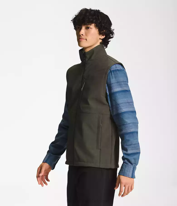 nouveau vert taupe chiné foncé Hommes The North Face gilet bionique apex 62XR201